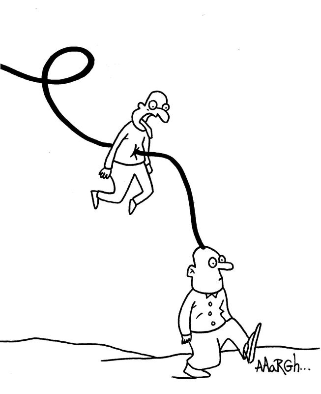 Ingekaderde originele tekening: Dodelijk haar