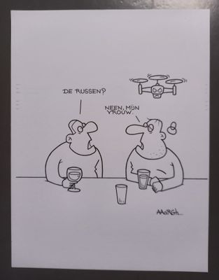 Originele cartoon: Drone