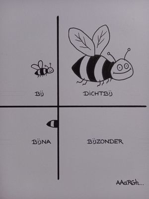 Originele cartoon: Bij
