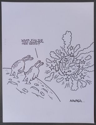 Originele cartoon: Aliens
