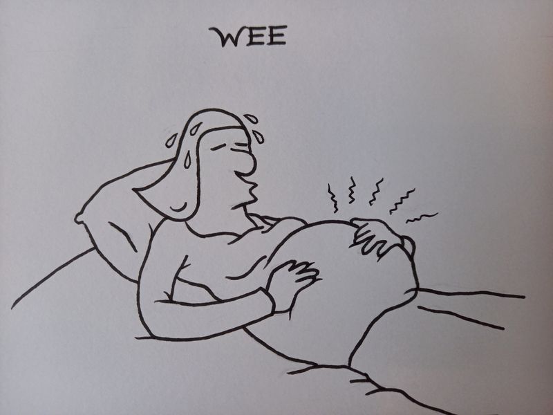 Originele cartoon: (T)wee