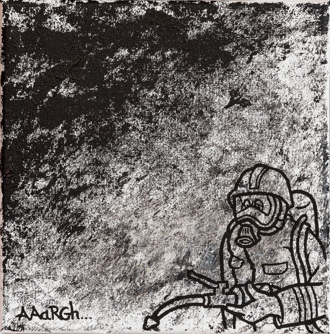 Schilderij: Uitgeblust