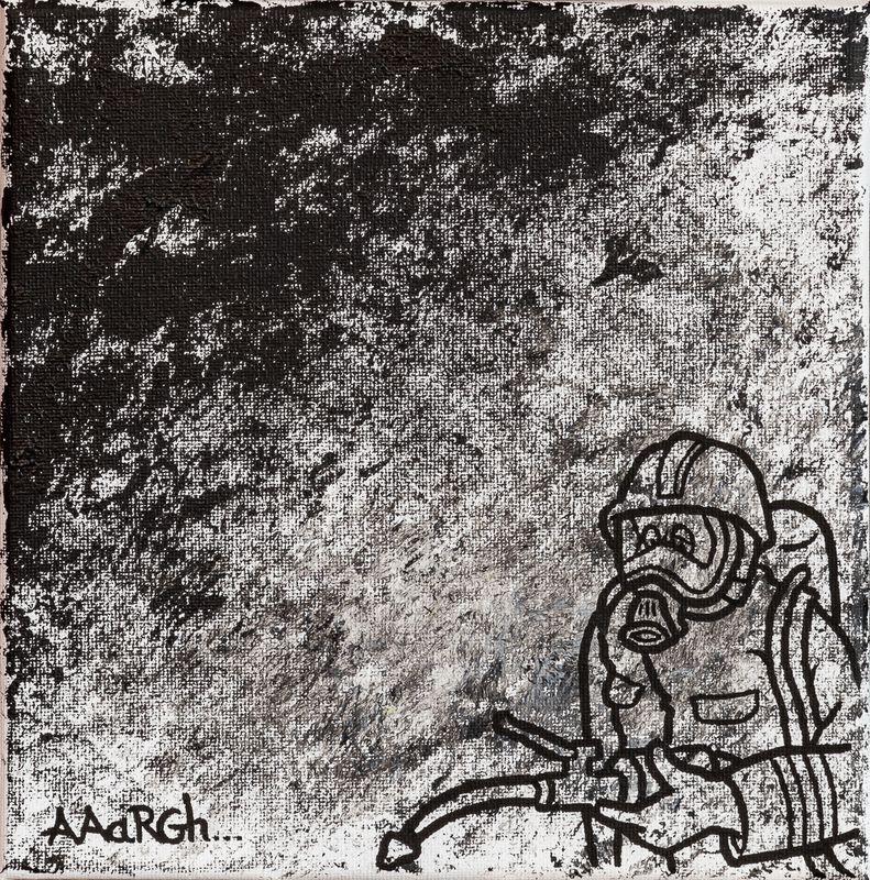 Schilderij: Uitgeblust
