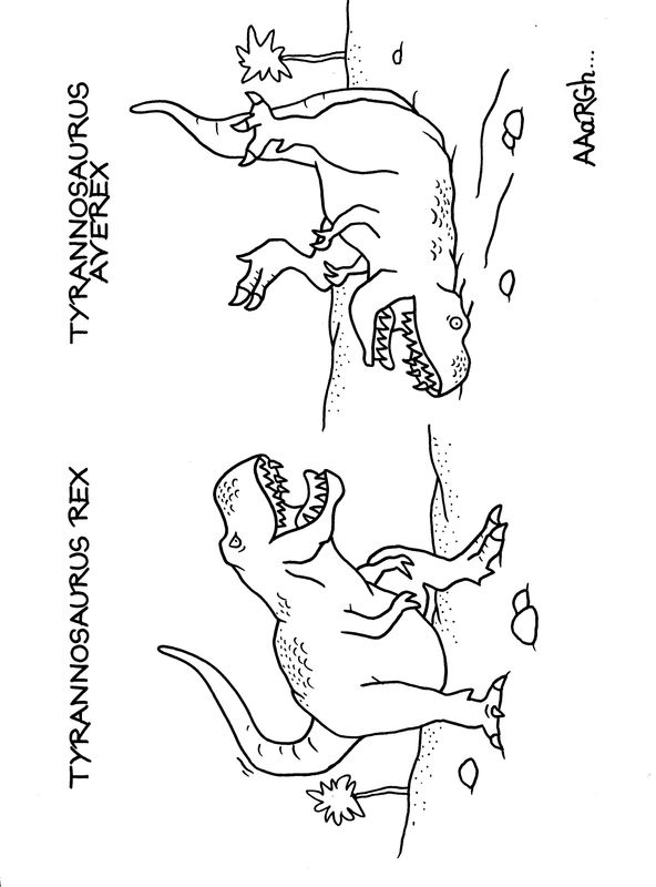 Originele cartoon: Tyrannosaurus Averex