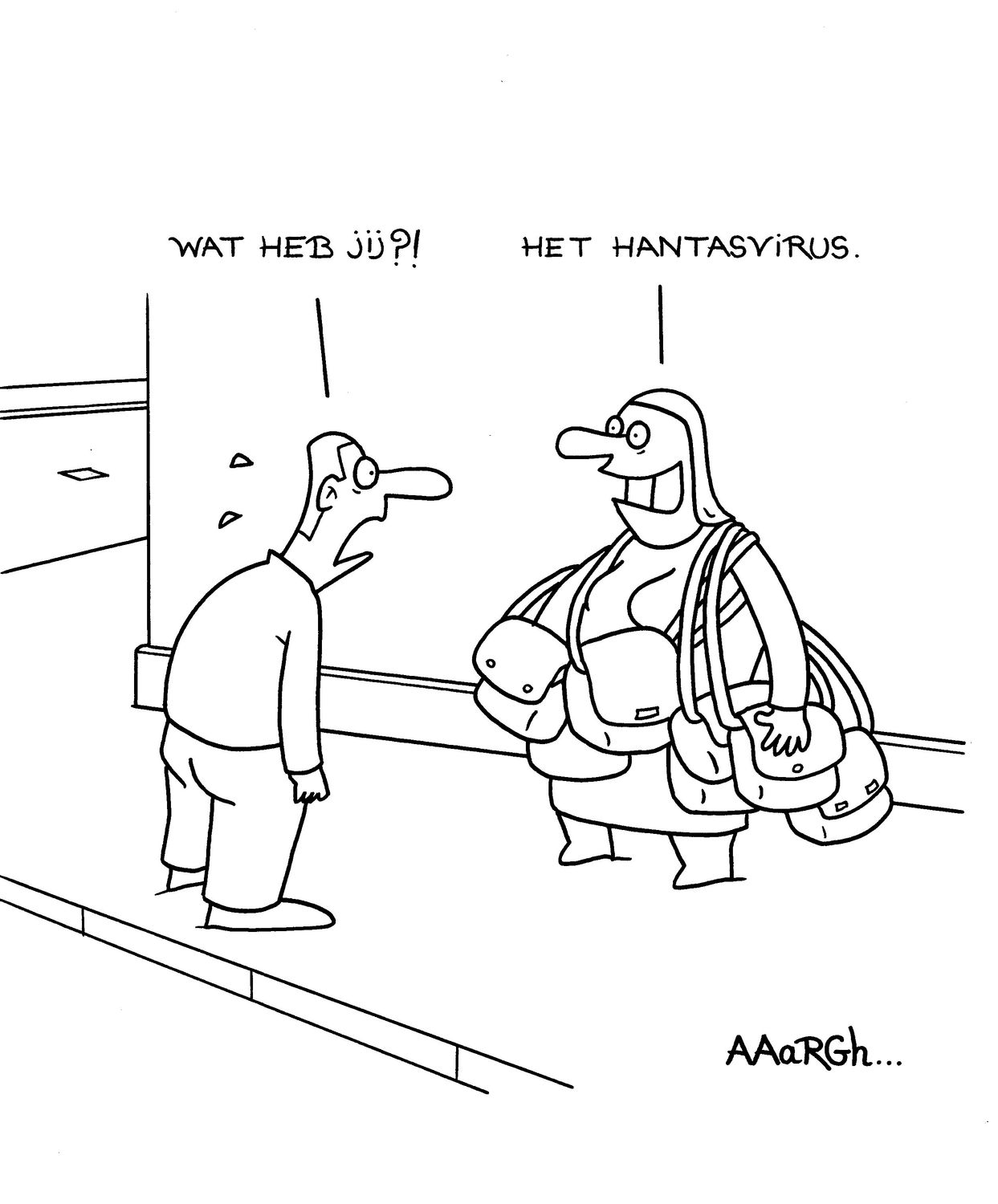 Originele cartoon: Hantasvirus
