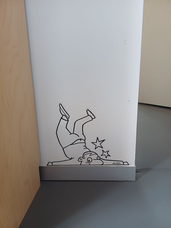 Grote interieursticker val