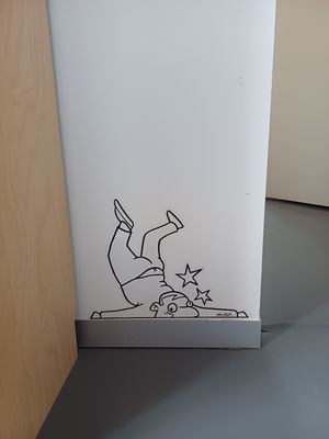 Grote interieursticker val