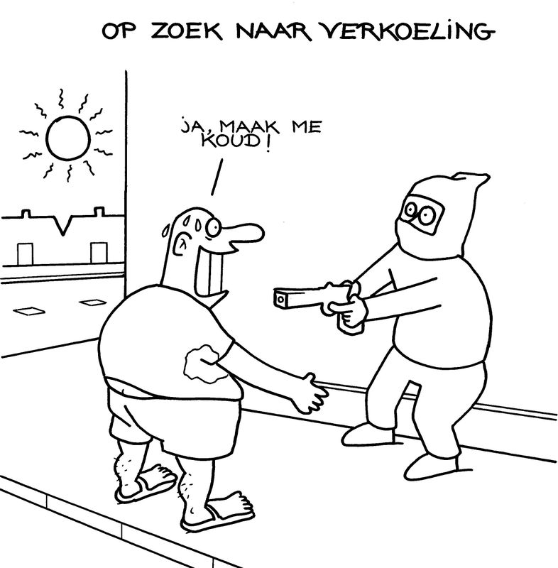 Originele cartoon: Verkoeling
