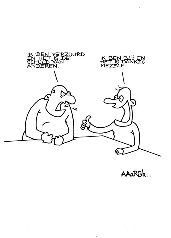 Originele cartoon: Verzuurd