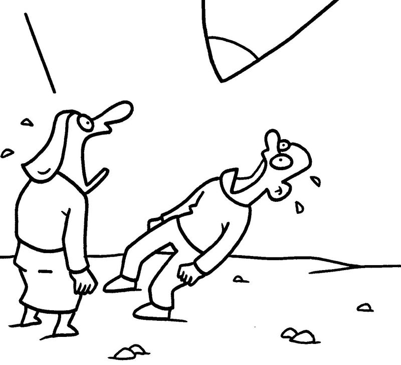 Originele cartoon: Genieten