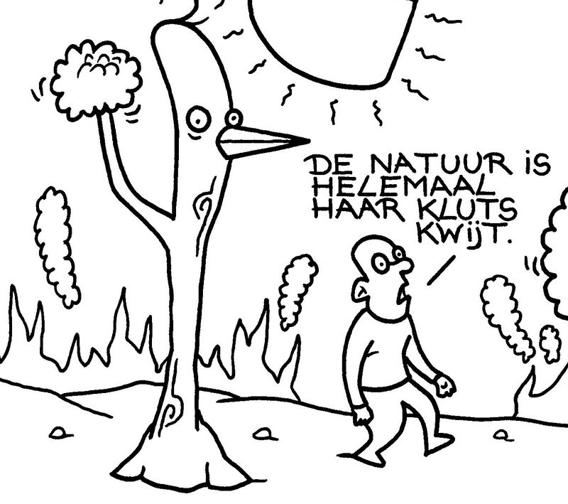 Originele cartoon: Natuur