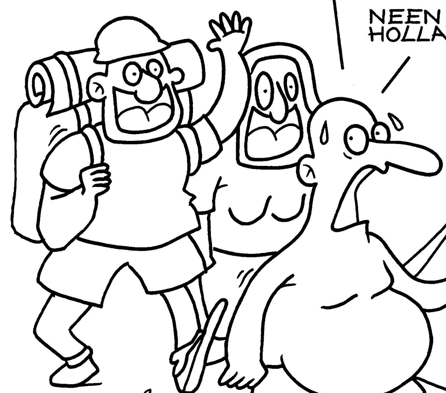 Originele cartoon: Code oranje