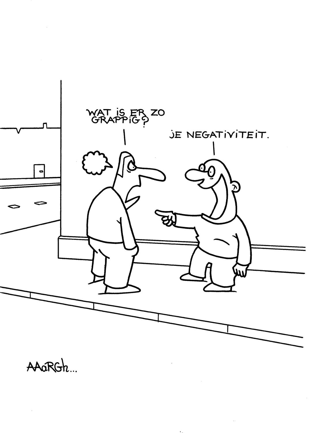 Originele cartoon: Grappig