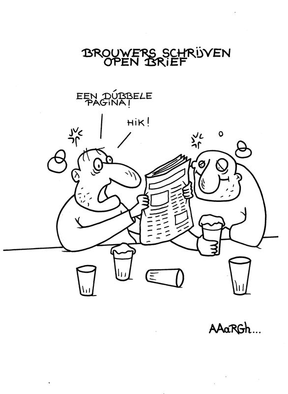 Originele cartoon: Brouwers