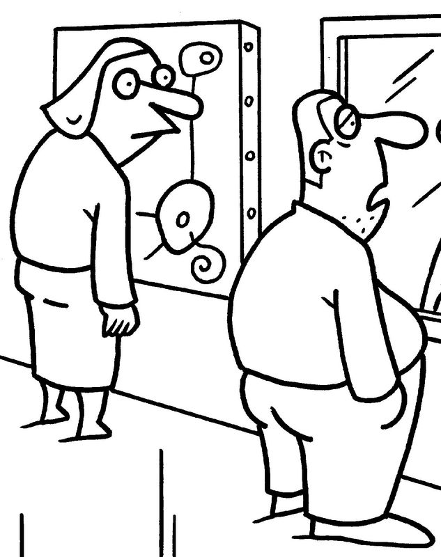 Originele cartoon: Lelijk werk