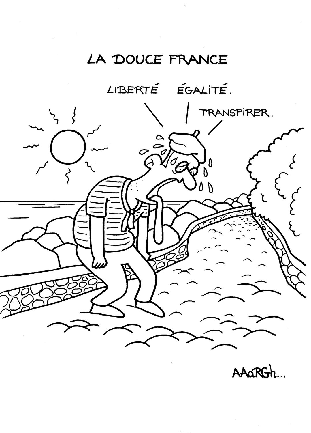 Originele cartoon: France