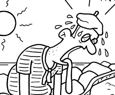 Originele cartoon: France