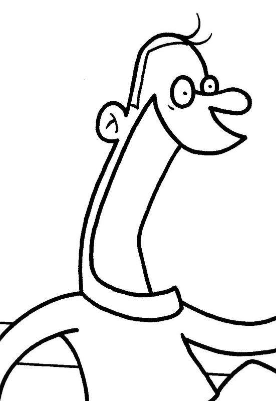 Originele cartoon: Blij