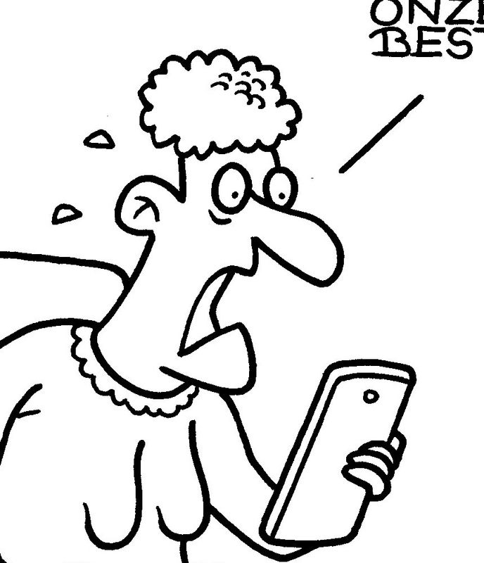 Originele cartoon: Inbraken