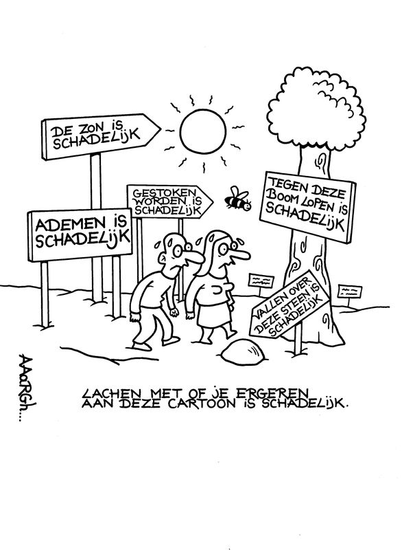 Originele cartoon: Schadelijk