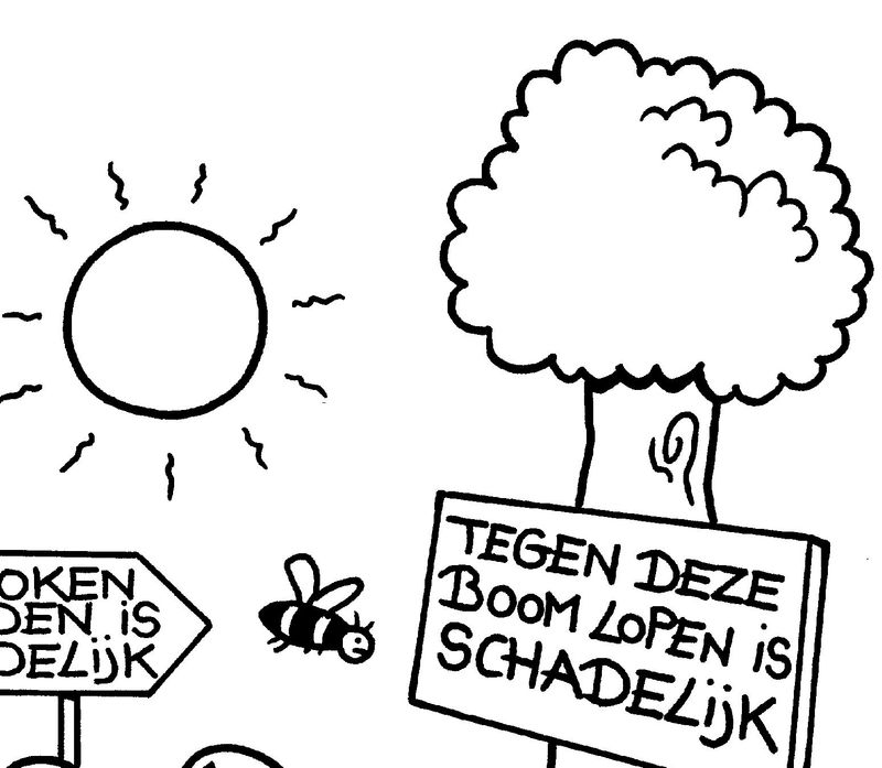 Originele cartoon: Schadelijk