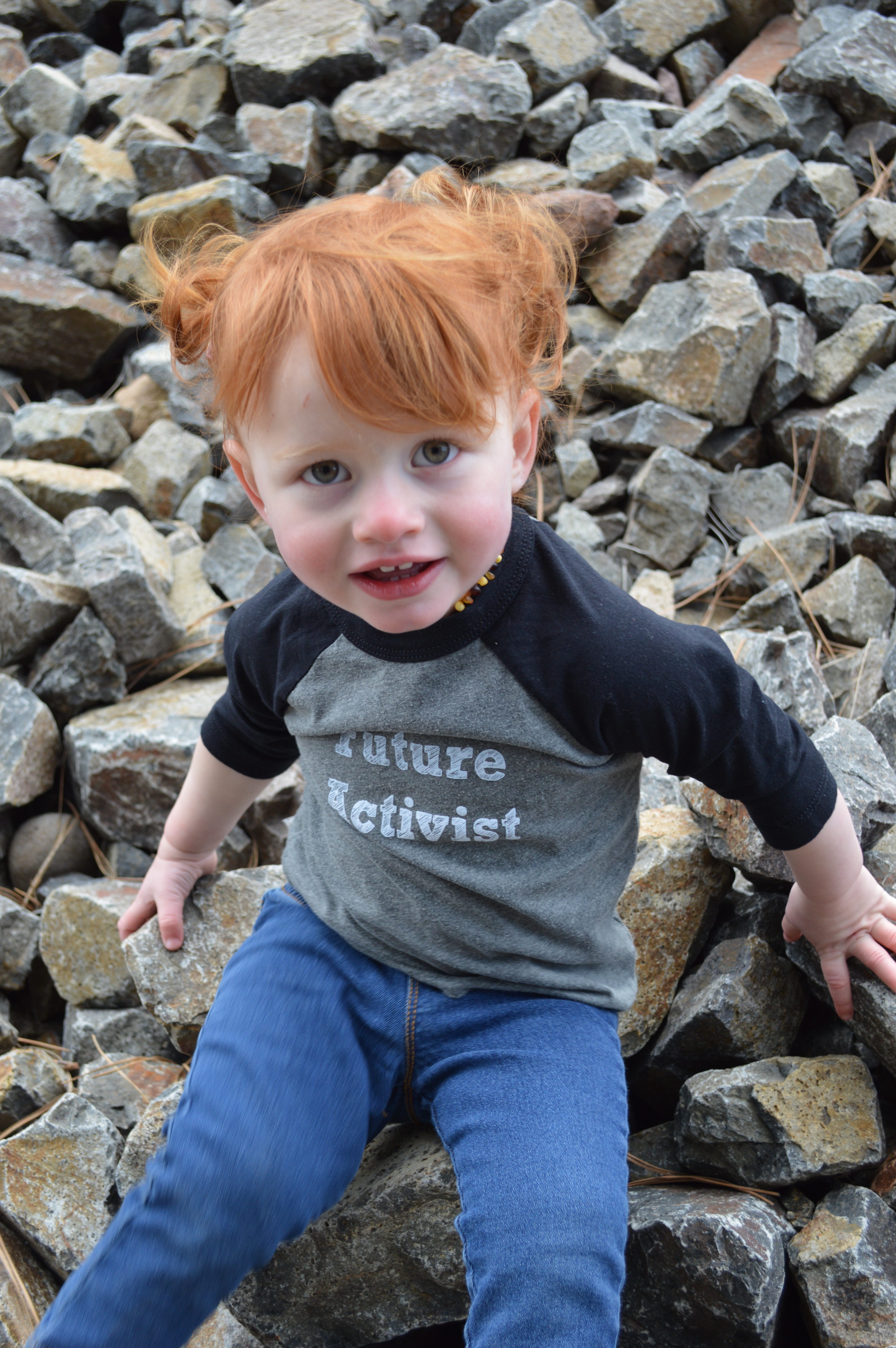 Future Activist Toddler Baseball Tee 00012