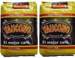 2 Yaucono Ground Coffee (14 oz.) con Entrega
