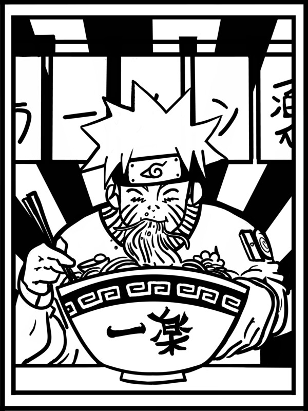 11 x 14 Naruto Print