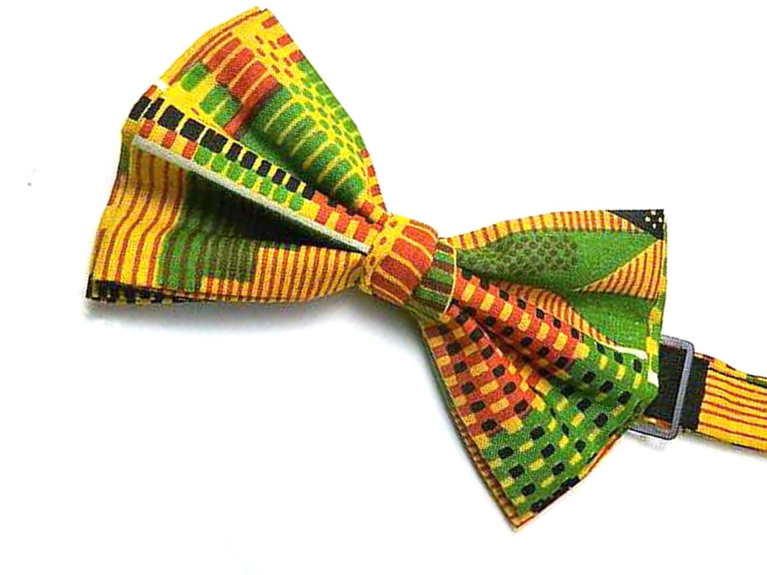 African Inspired Kente Print Bow Tie
