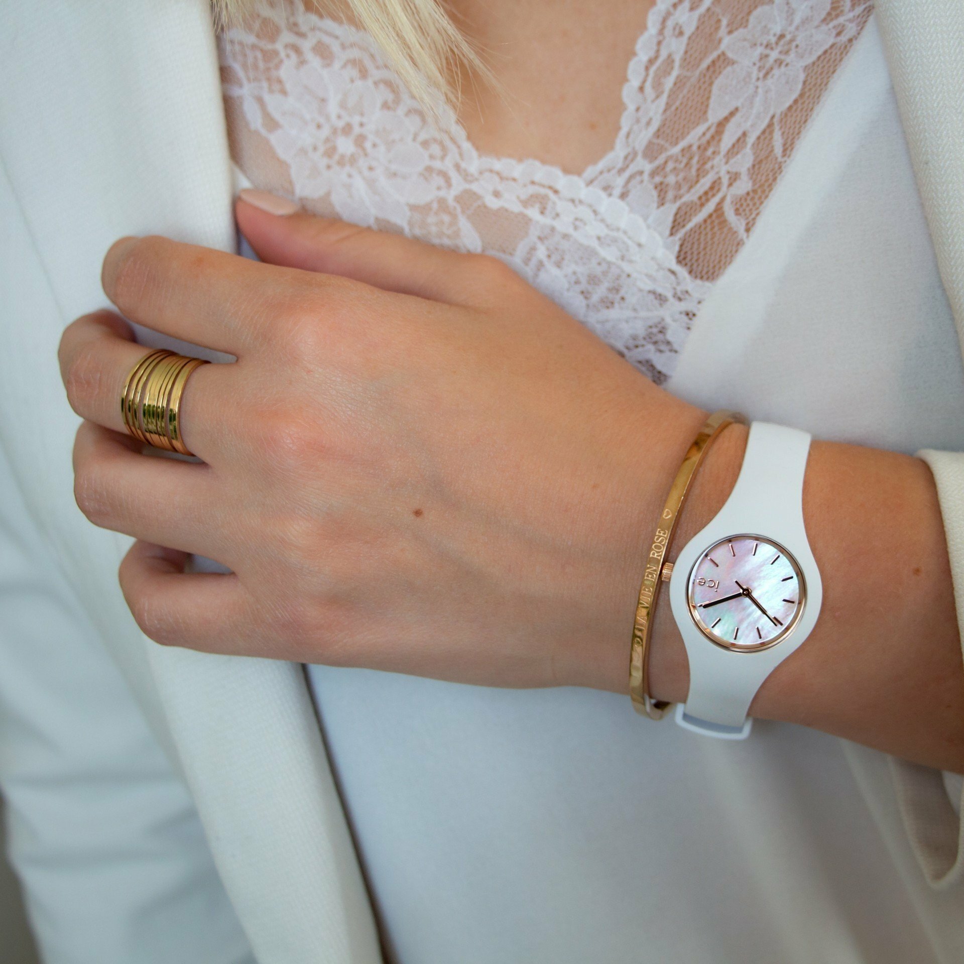 Ice watch ice pearl white sales