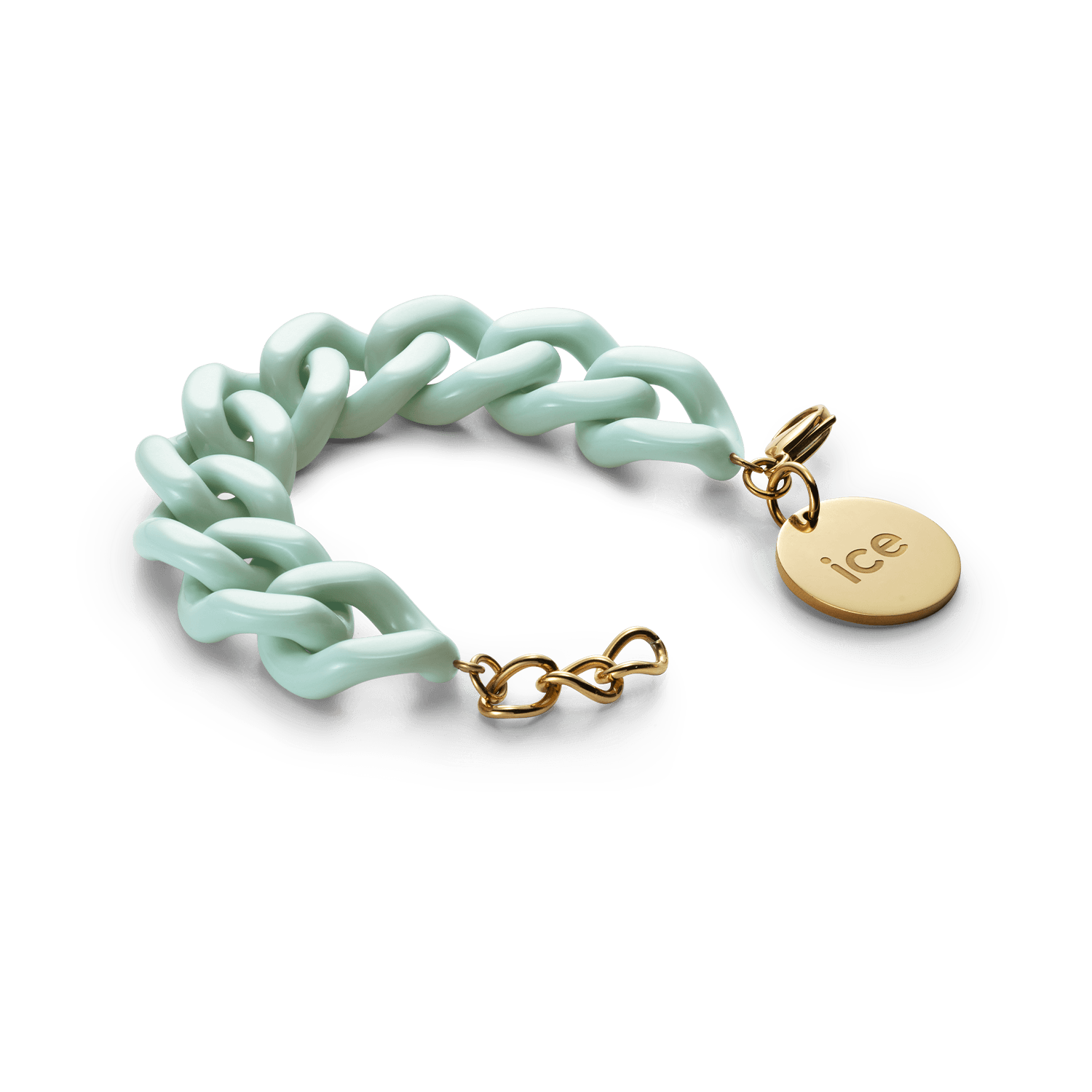 Chain bracelet - Lagoon green