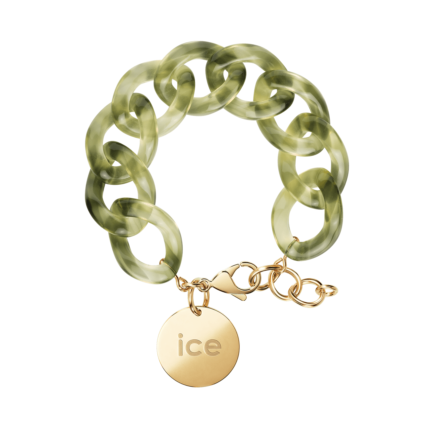 Chain bracelet - Opaline green