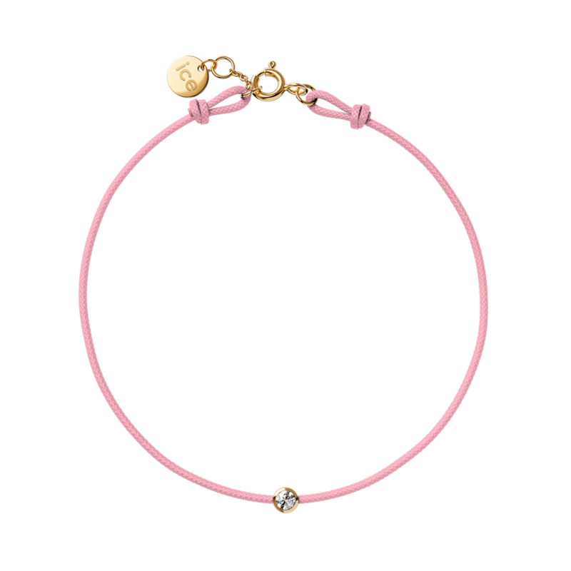 Diamond bracelet - Light pink