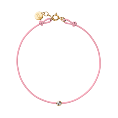 Diamond bracelet - Light pink