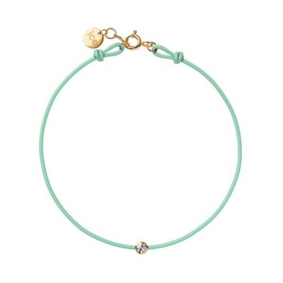 Diamond bracelet - Aqua green - KID
