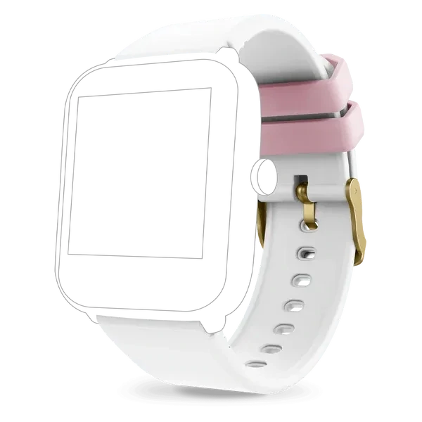 Band - ICE smart junior - White - Gold bkl