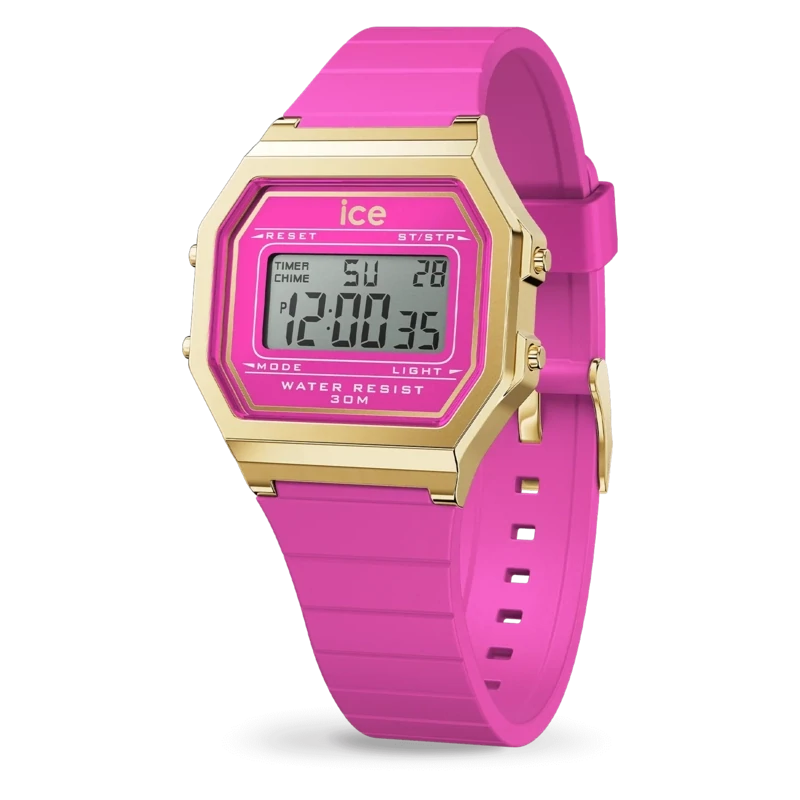 ICE digit retro - Barbie pink