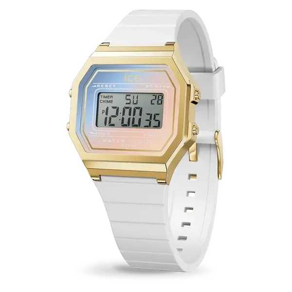ICE digit retro - White majestic