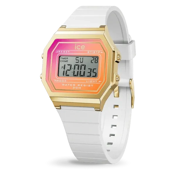 ICE digit retro - White sunkissed