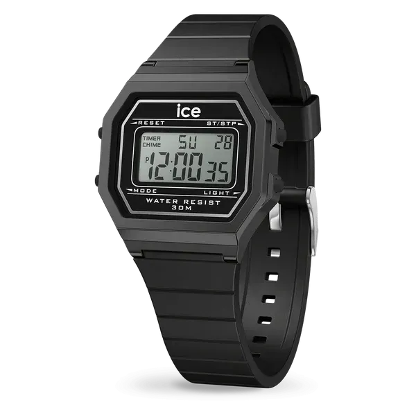 ICE digit retro clear - Black