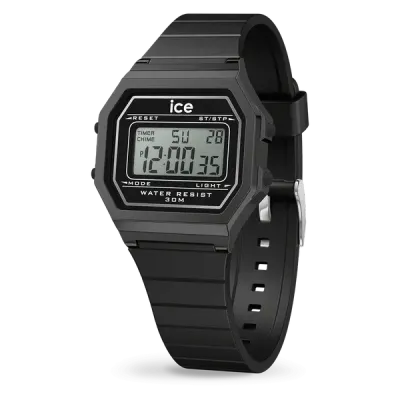 ICE digit retro clear - Black