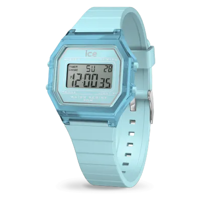ICE digit retro clear - Sky blue