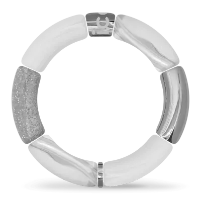 Bella bracelet - Silver white