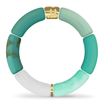 Bella bracelet - Green shades