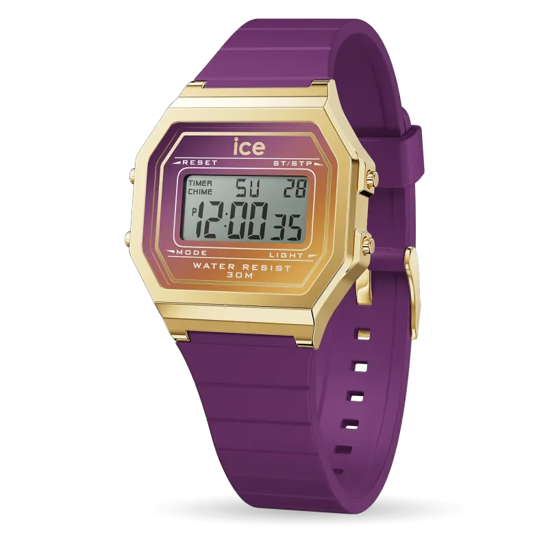 ICE digit retro - Violet dusk