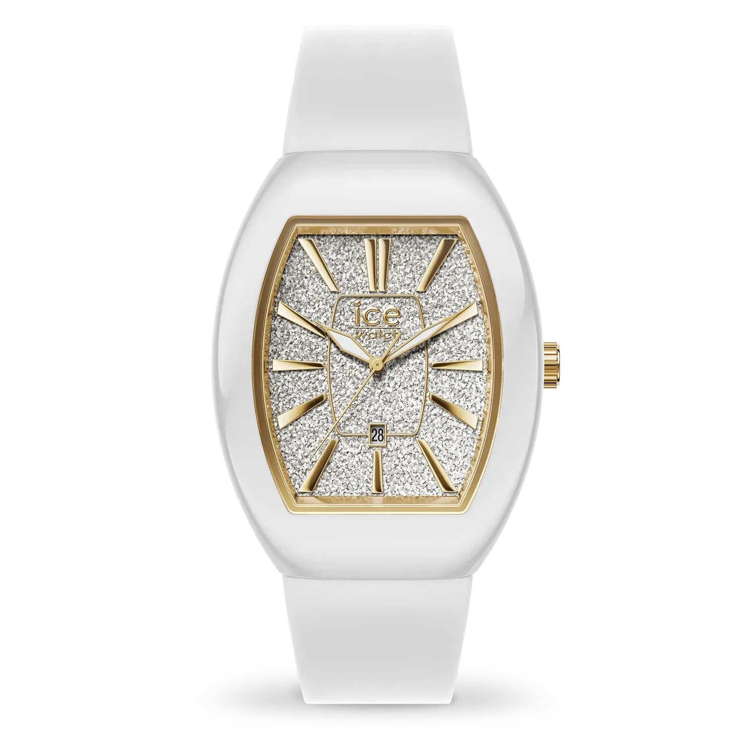 ICE boliday - White glitter gold