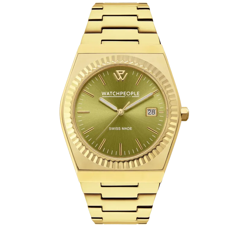 WP1 - Metal gold shiny - Olive