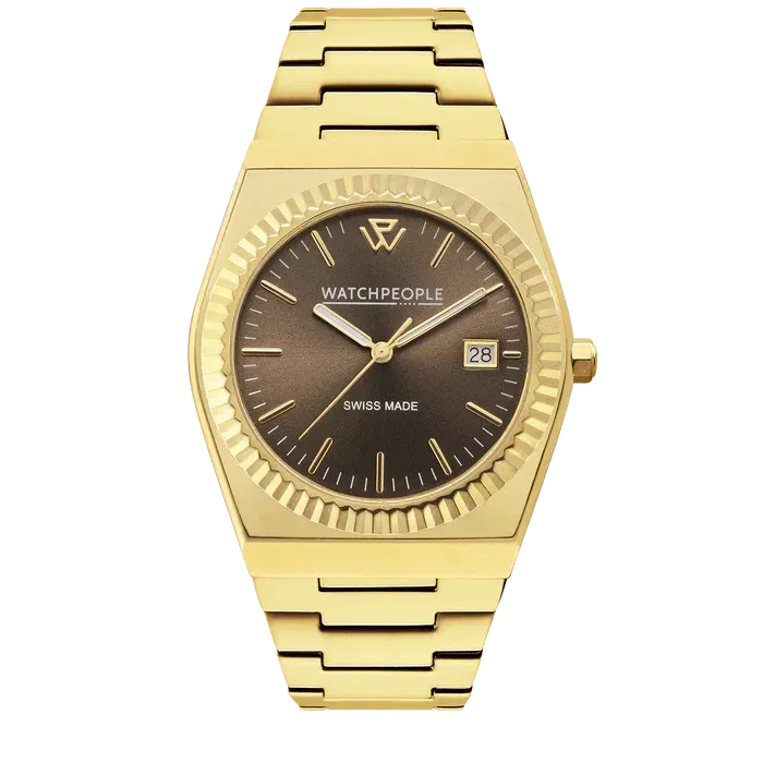 WP1 - Metal gold shiny - Brown