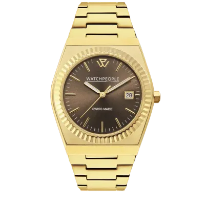 WP1 - Metal gold shiny - Brown