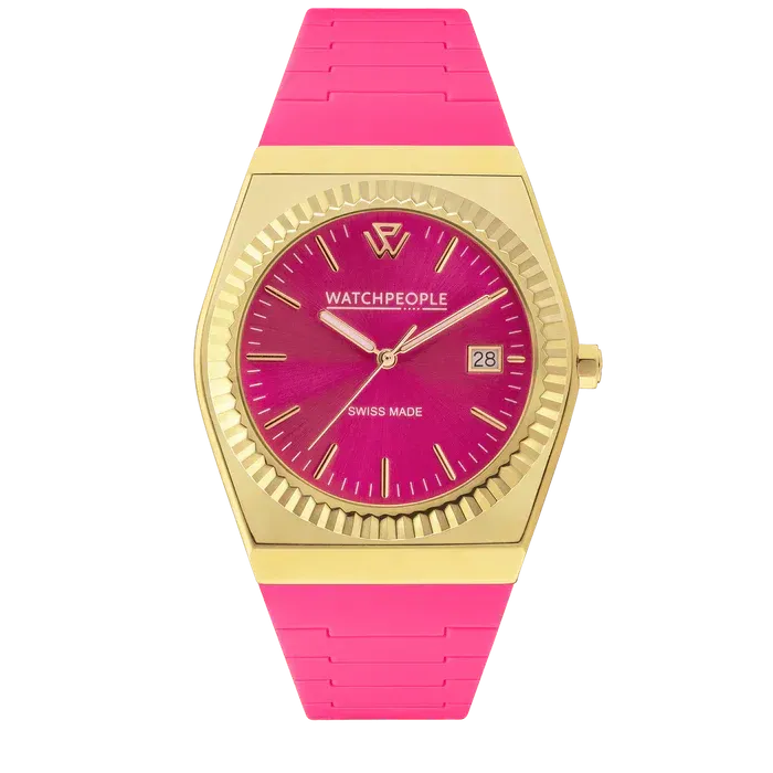 WP1 - Metal gold - Sili - Flashy pink